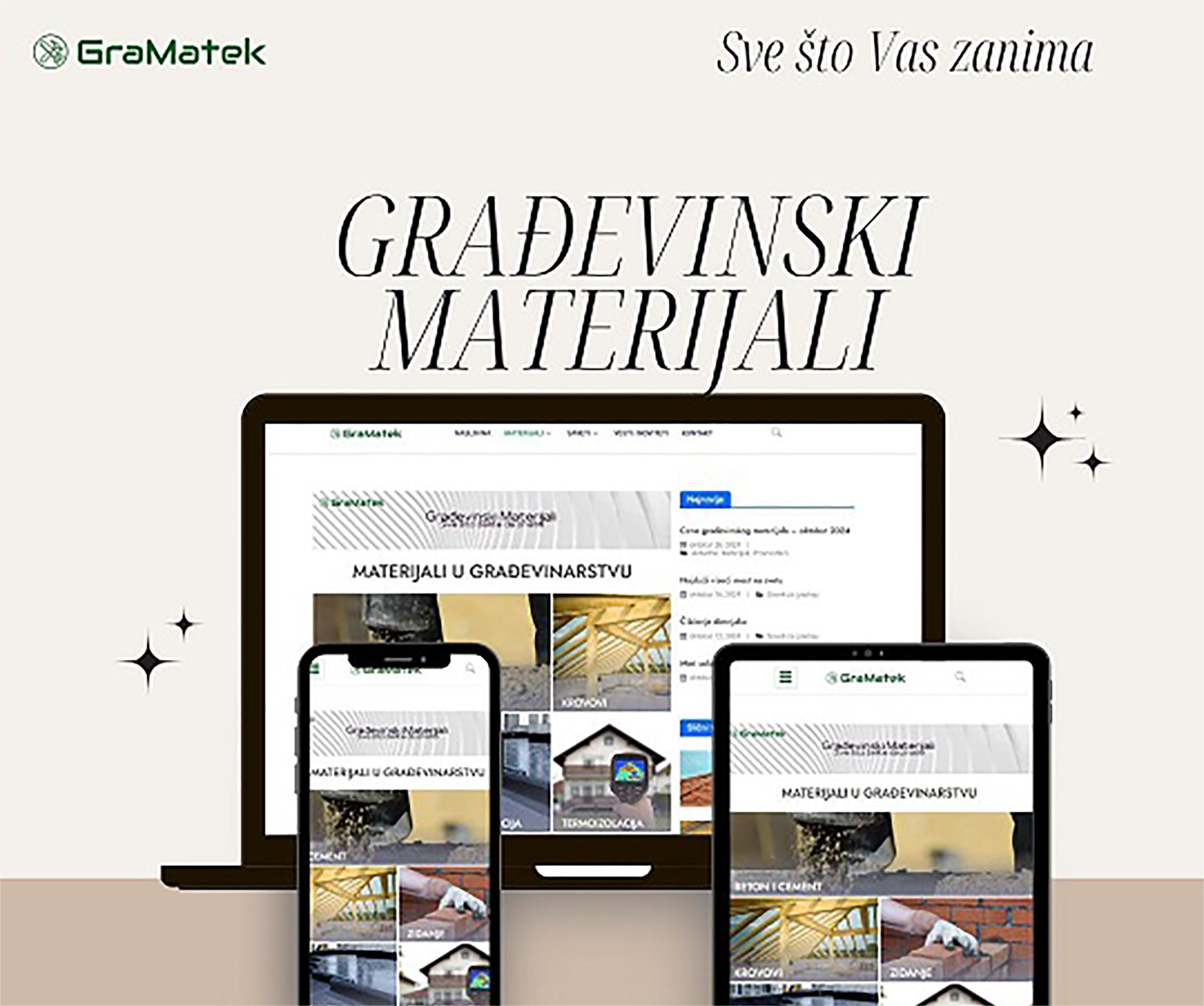 Predstavljamo portal „Građevinski materijali“: Vodič kroz svet gradnje i kvalitetnih materijala